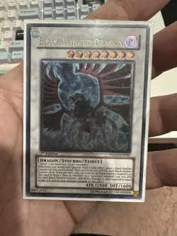 Yu-Gi-Oh Black-Winged Dragon [Ultimate Rare 1st Edition] TSHD-EN040 NM - Image 1
