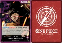 • Monkey.D.Luffy • OP05-060 Leader Awakening of the New Era One Piece TCG NM - Image 1