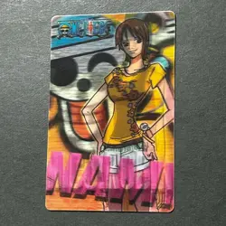 R521 Nico Robin & Nami Japanese One Piece 3D Card 4" - Image 1