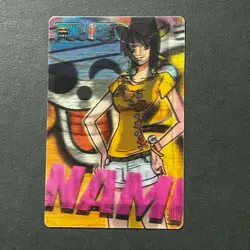 R521 Nico Robin & Nami Japanese One Piece 3D Card 4" - Image 3