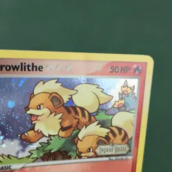 Growlithe 55/92 EX Legend Maker Reverse Holo Stamped 2006 Nintendo Pokemon Card - Image 2