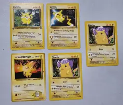 Pikachu (60/64) 1ST EDITION Jungle Set Pokemon Card & Promo Kids WB The First Mv - Image 1