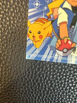 Pokemon TOPPS Movie Animation Edition - CHECKLIST Black Logo Pokemon Card - Image 2