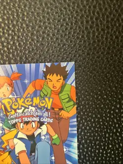Pokemon TOPPS Movie Animation Edition - CHECKLIST Black Logo Pokemon Card - Image 4