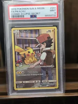 Pokemon Pikachu TCG Card #241/236 Cosmic Eclipse Secret Rare - Image 1