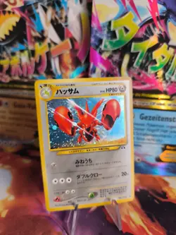 Pokemon Karte Card Scherox Scizor Neo Discovery 2000 Holo Wotc japanese NM-- - Image 1