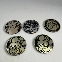 Pokemon TCG Flip Coins Trading Card Game Lot of 5! - Image 1