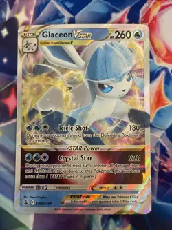 Glaceon VSTAR SWSH197 SWSH: Sword & Shield Promo Cards Holo NM - Image 2