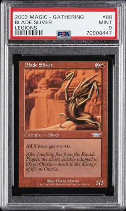 2003 MTG LEGIONS #88 BLADE SLIVER PSA 9 - Image 1