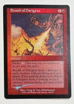 MTG BREATH OF DARIGAAZ (FOIL) Invasion (OldManMTG 003-794) - Image 1