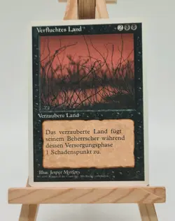 Verfluchtes Land 4. Edition Magic Karte MTG Deutsch (Cursed Land ) - Image 1