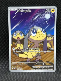 Pokemon TCG HELIOPTILE 143/132 Mega Evolution Illustration Rare - Image 1