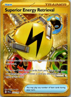 Superior Energy Retrieval #277/193 Gold Holo SV02: Paldea Evolved Pokemon NM - Image 1