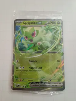 Pokemon: Sprigatito EX SVP 087 Black Star Promo Ultra Rare- Factory Sealed - Image 1