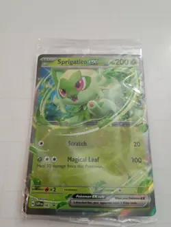 Pokemon: Sprigatito EX SVP 087 Black Star Promo Ultra Rare- Factory Sealed - Image 2