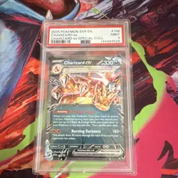 Pokemon Charizard ex 196 SVP Scarlet & Violet Promo Holo PSA 9 2025 - Image 1