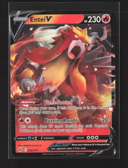 Pokemon SWSH09: Brilliant Stars #022/172 Ultra Rare,Holo Entei V - Image 1