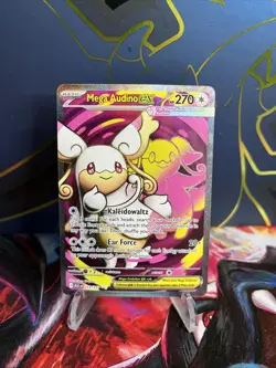 Pokemon TCG Ascended Heroes Mega Audino Ex Ultra Rare Full Art #252/217 - Image 1