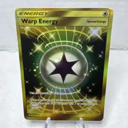 Pokemon - Warp Energy - 123/111 - SM Crimson Invasion - Gold Secret Rare LP - Image 1