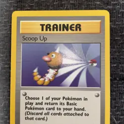 Pokemon Scoop Up 78/102 - Base Set - Rare - 1999 English Vintage WotC LP/NM - Image 2