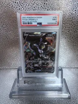 Single Strike Urshifu V 151/163 Battle Styles Alt Art PSA 9 Gem Mint Pokemon - Image 1