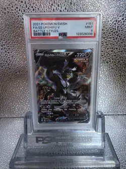 Single Strike Urshifu V 151/163 Battle Styles Alt Art PSA 9 Gem Mint Pokemon - Image 2
