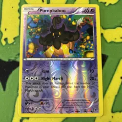 PUMPKABOO 44/119 PHANTOM FORCES POKEMON REVERSE HOLO DMG - Image 1