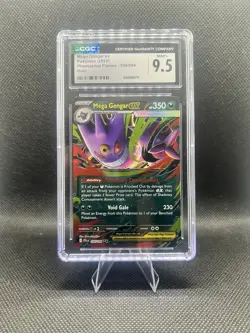 Mega Gengar EX 2014 Phantom Forces 056/094 English CGC 9.5 Mint+ Pokemon - Image 1