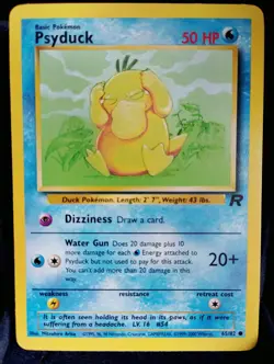 Pokemon TCG Psyduck 65/82 Team Rocket English NM - Image 1