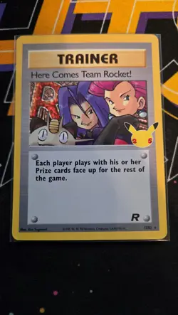 Here Comes Team Rocket! 15/82 Holo Celebrations: Classic Collection Pokemon NM - Image 1