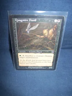 Magic the Gathering Quagmire Druid Card #51/143 Used 2004 - Image 1