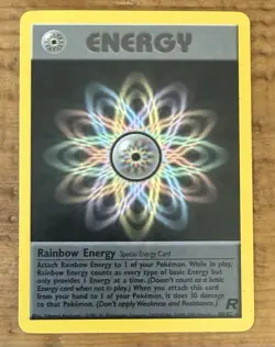 Pokemon TCG Rainbow Energy #80/82 Team Rocket 1999-2000 - Image 1