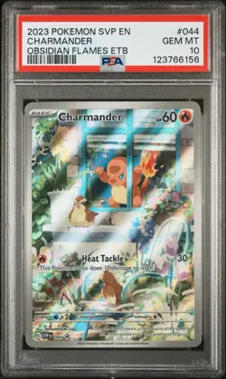 Pokemon Charmander 044 Holo Promo Obsidian Flames ETB GEM MINT PSA 10 - Image 1