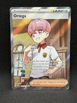 Pokemon TCG ORTEGA 141/131 Prismatic Evolutions Ultra Rare Full Art - Image 1