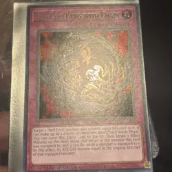 Yu-Gi-Oh! Red-Eyes Fang with Chain LDS1-EN021 S1 Secret Rare Ltd Ed Near Mint - Image 2