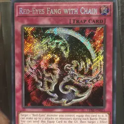 Yu-Gi-Oh! Red-Eyes Fang with Chain LDS1-EN021 S1 Secret Rare Ltd Ed Near Mint - Image 3