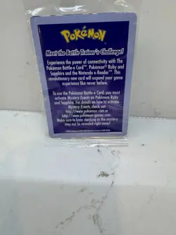 Gentleman Nils Pokemon 2003 Promo NEW SEALED CARD - Image 2