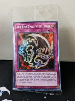 Yu-Gi-Oh! Red-Eyes Fang With Chain LDS1-EN021 Secret Rare Promo YGO TCG - Image 1