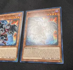Yu-Gi-Oh! Red-Eyes Retro Dragon LDS1-EN009 Common 1st Edition NM/M x2 Set of Two - Image 3