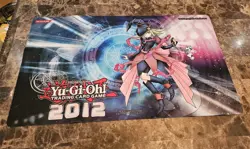 Rare Konami Yugioh Playmat - 2012 Dark Magician Gagaga Girl - Image 1