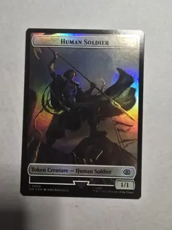 Human Soldier (0002) Food (0009) Double-Sided Token Universes Beyond: the Lord - Image 1