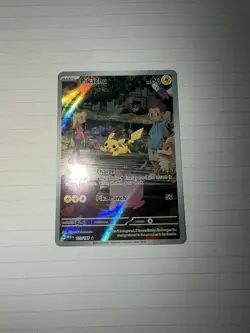 Pikachu 173/165 Scarlet & Violet 151 Illustration Rare Holo Pokemon Card NM/M - Image 1