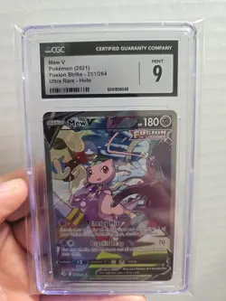CGC 9 Pokemon Mew V (Alternate Full Art) 251/264 Swsh08: Fusion Strike Holo - Image 3