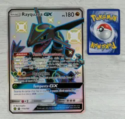 POKEMON PROMO RAYQUAZA - GX 177a/168 - (JUMBO OVERSIZE) - NM - ITA - Image 1