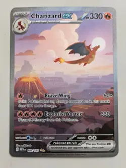 POKEMON SCARLET & VIOLET 151 CHARIZARD EX #199/165 SPECIAL ILLUSTRATION RARE - Image 1