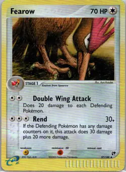 Pokemon TCG Fearow 37 Sandstorm Reverse Holofoil MP - Image 1