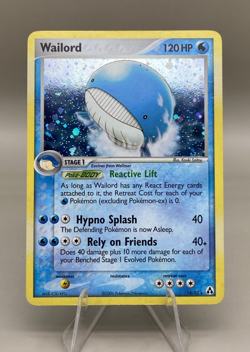 Pokemon - Wailord - 14/92 - Holofoil - Legend Maker (LM) - Image 1