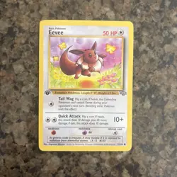 1999 Pokemon WOTC Eevee 51/64 Jungle 1st edition - Image 1