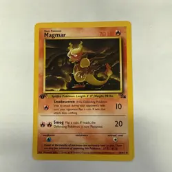Magmar 39/62 1st Edition Fossil Set Pokemon NON HOLO TCG LP - Image 1