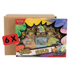 Pokemon Ascended Heroes First Partner DELUXE PIN COLLECTION Sealed CASE 6 boxes - Image 1
